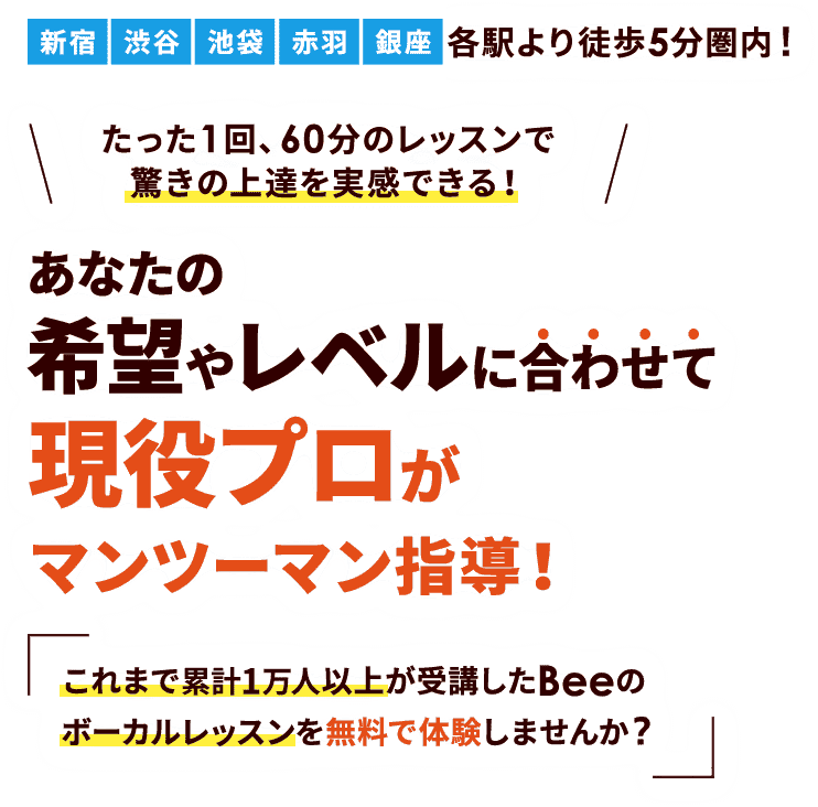 現役プロがマンツーマン指導!