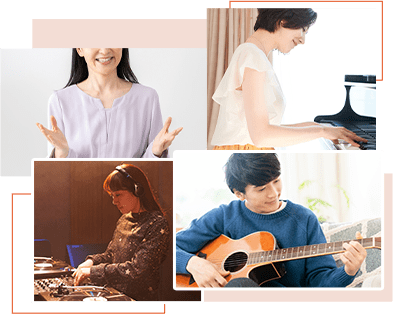 Reason06 レッスンはボーカルだけじゃない！他の楽器や「話す」コースも併用して受講できる