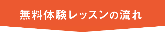 無料体験レッスンの流れ