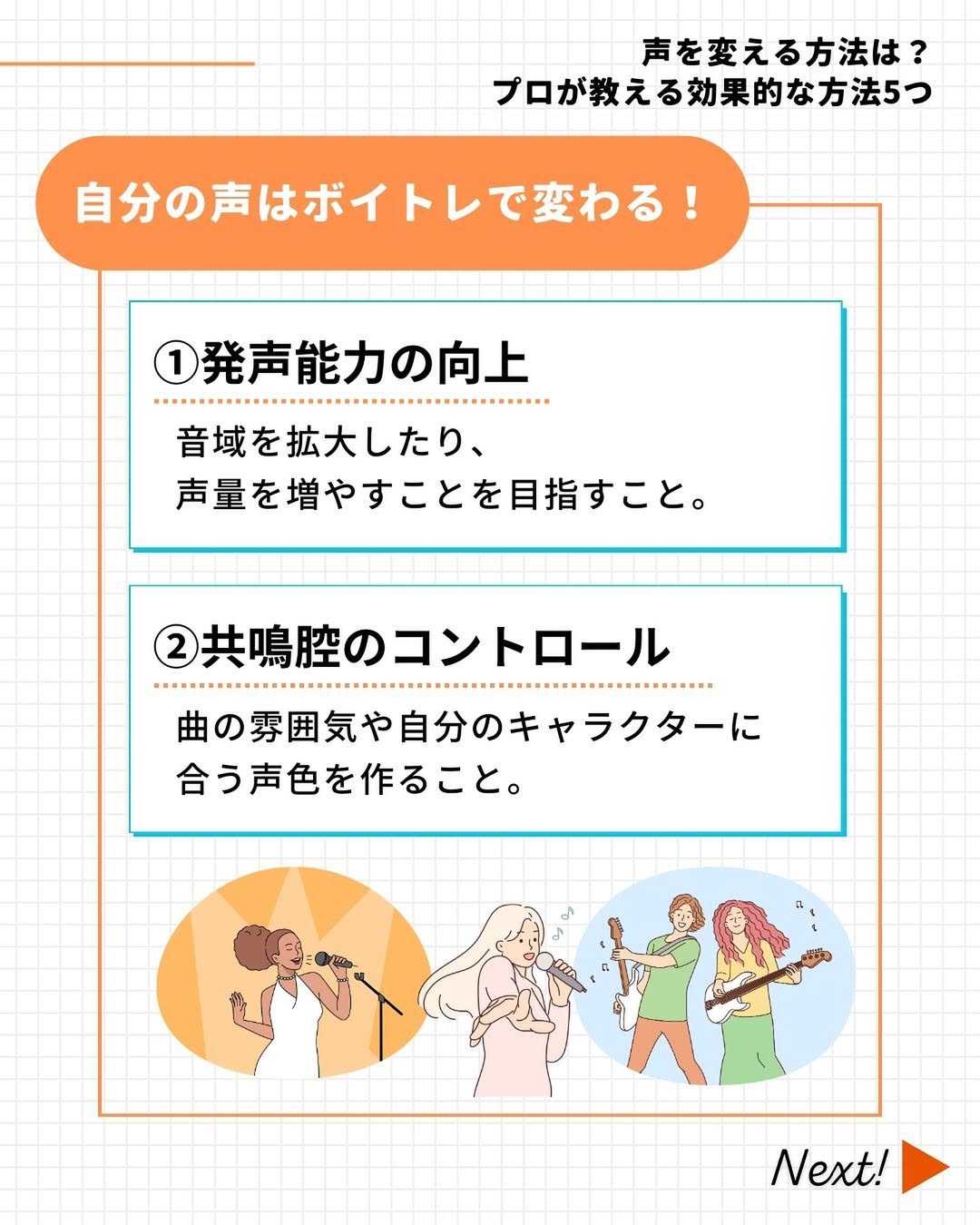 声はボイトレで変わる