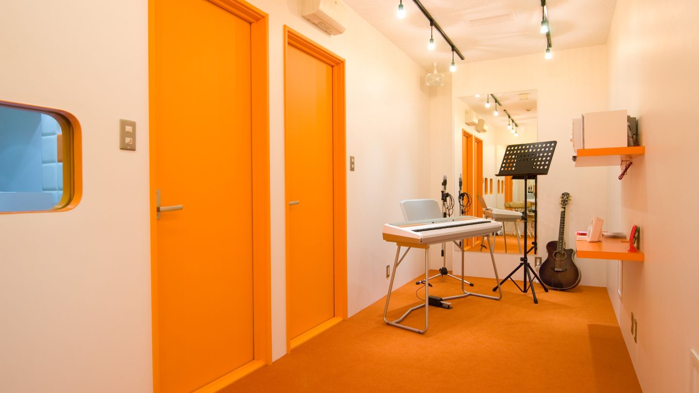 防音ブースのため安心してレッスンできます